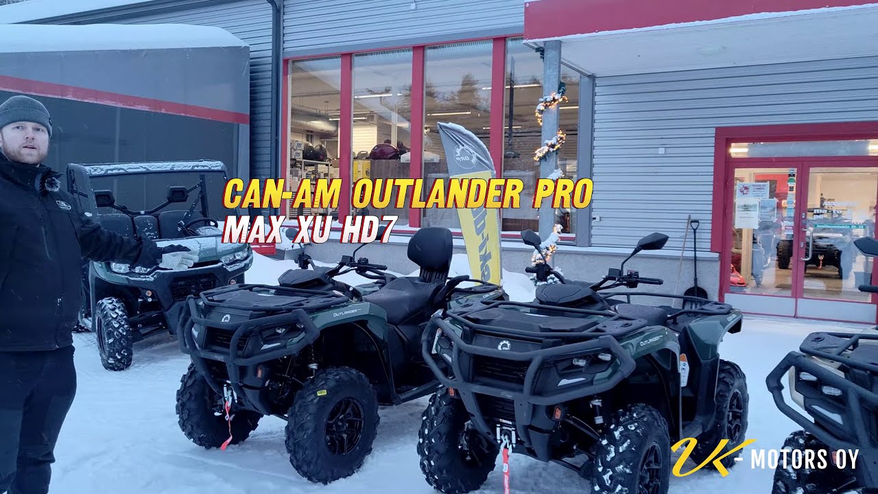 Esittelyssä 3 Can-Am Outlanderia