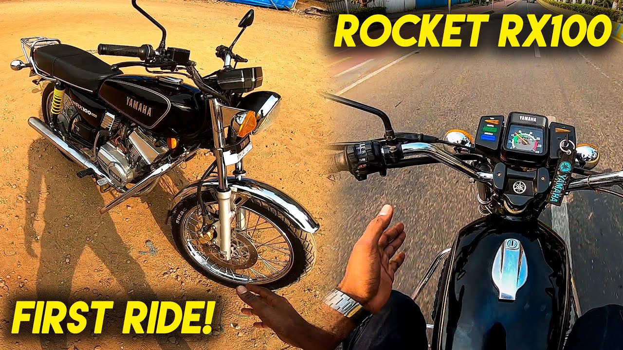YAMAHA RX100 IS BACK TO LIFE 😍 Original Exhaust Sound *FIRST START AFTER REBUILD* 🔥