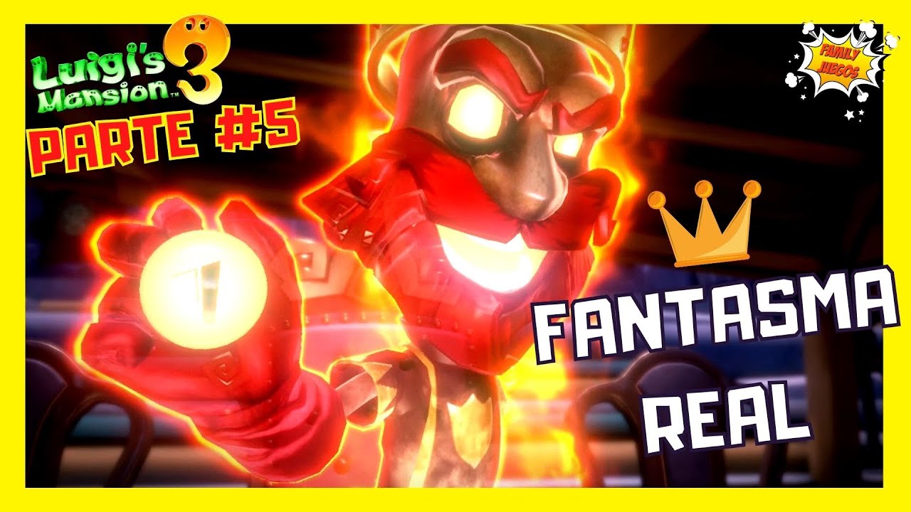 Batalla contra el Rey Loco en la Mansion de Luigi ¡Luigi's Mansion 3! Capitulo #5 *Family Juegos*