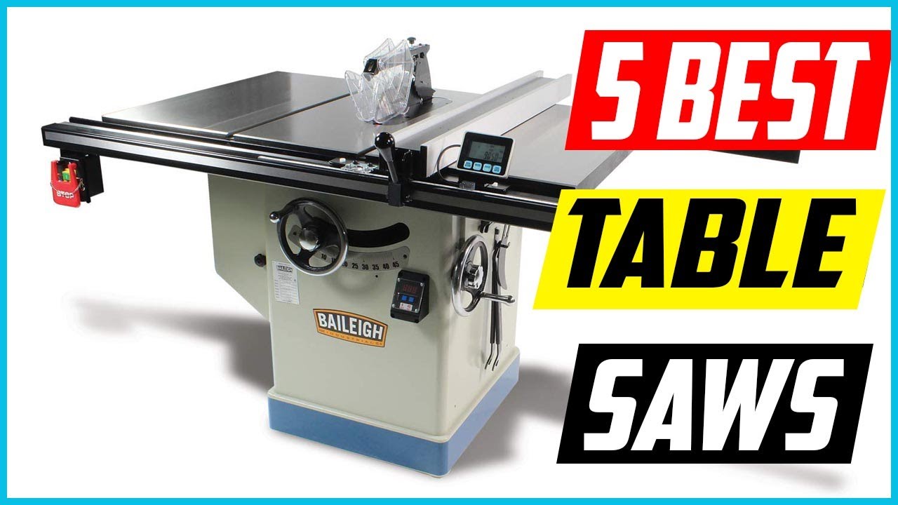 Top 5 Best Cabinet Table Saws Review 2022