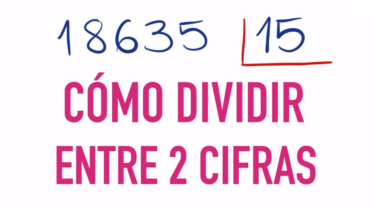 Aprende a dividir entre 2 cifras :: 18635 entre 15