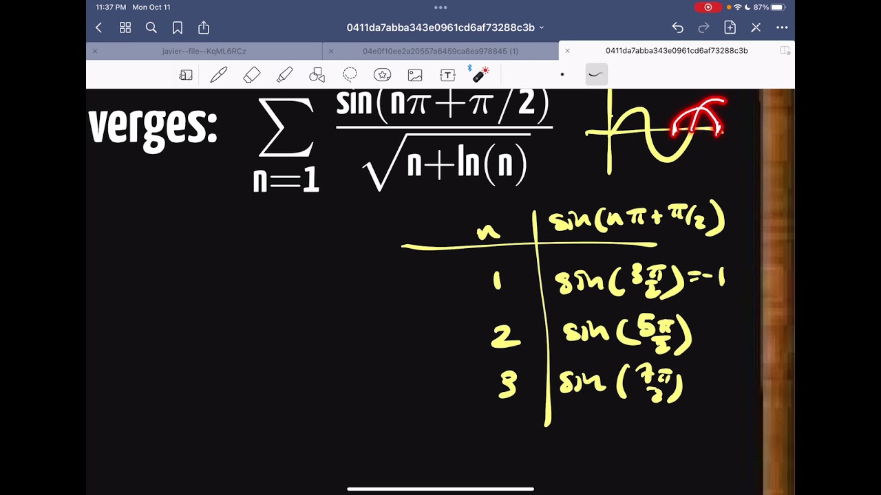 Alternating Series Test and Dirichlet's test