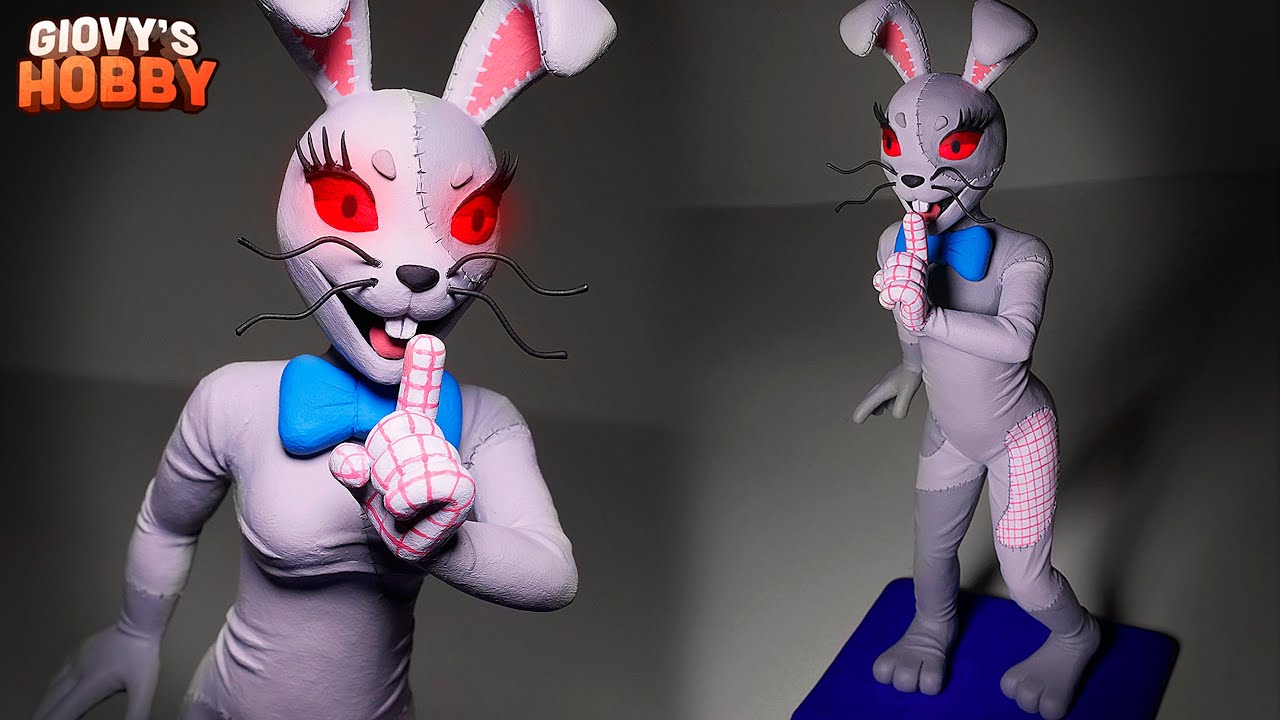 Vanny Sculpture ➤ Made with CosClay Polymer Clay ★ FNAF: Security Breach