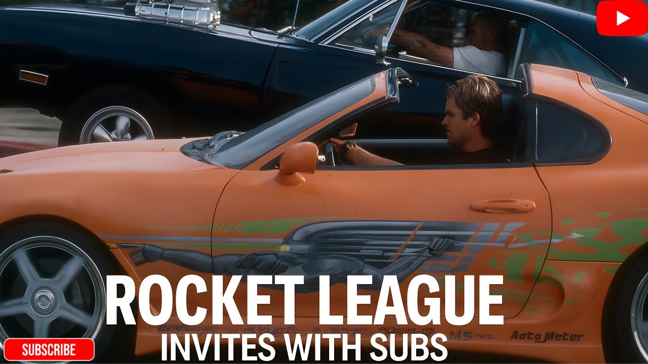 ROCKET LEAGUE - INVITES WITH SUBS After 30 likes