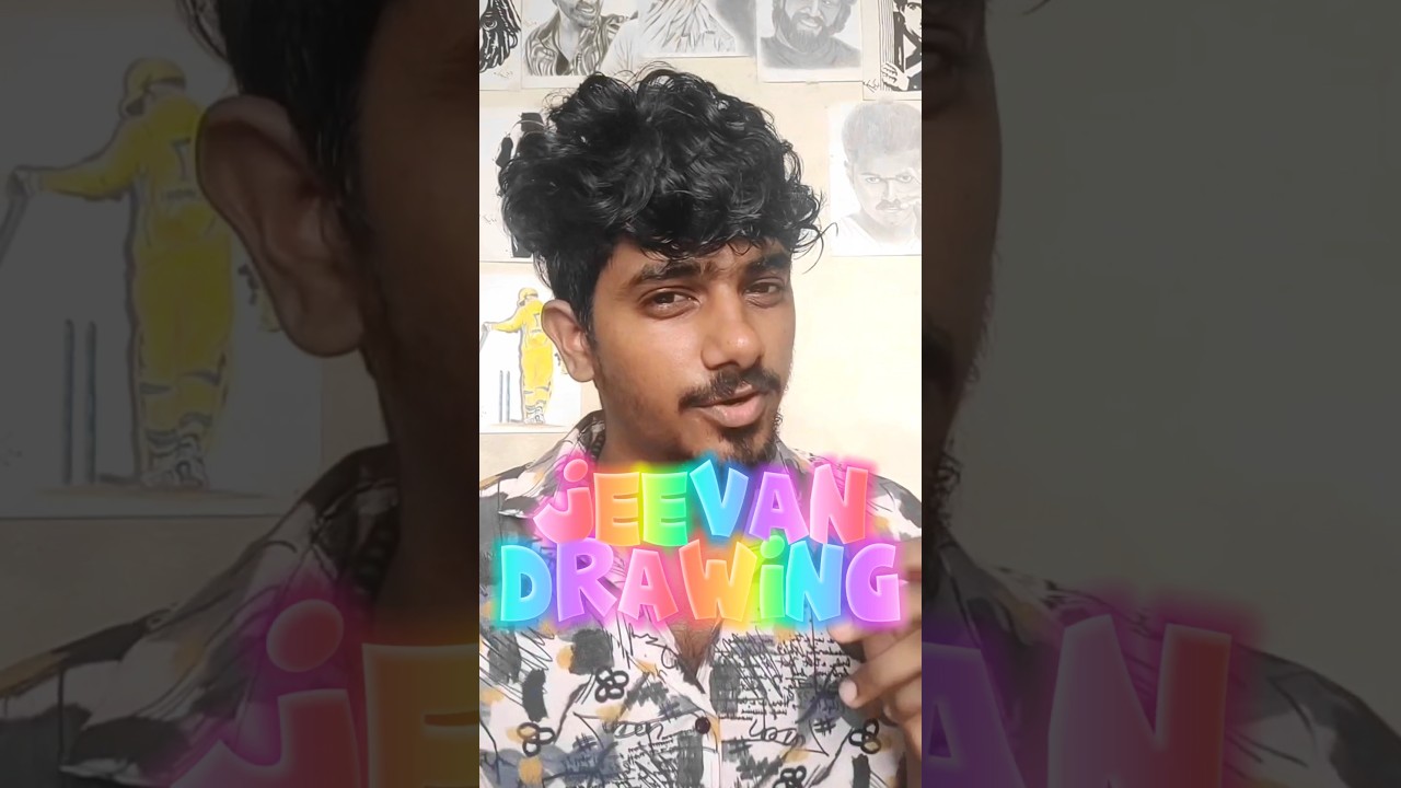 JEEVAN Colour Drawing 💥 #goat #jeevan #drawing #artwork #artist #coloring #shortsfeed #vijaydrawing