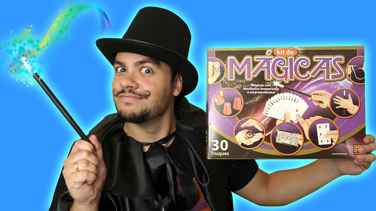 FAZENDO MÁGICA E REVELANDO TRUQUES !! (MAGIC KIT)