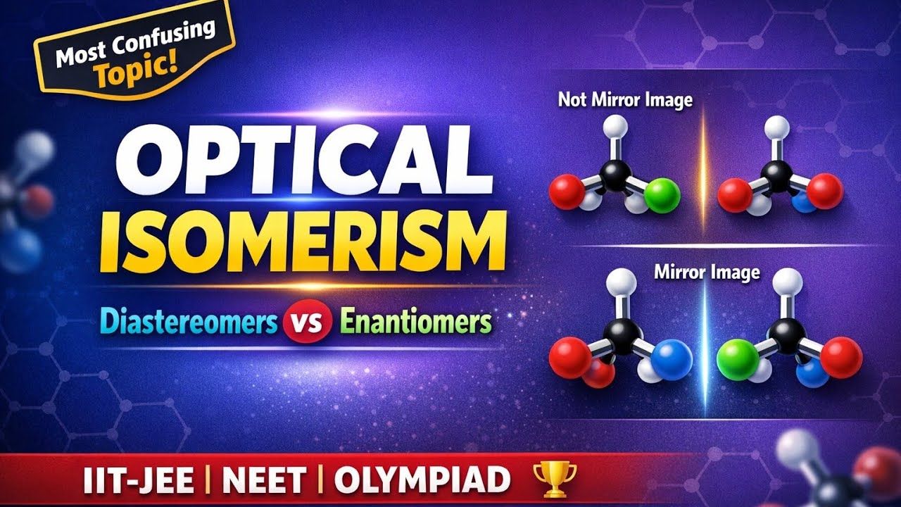 Enantiomers & Diastereomers L-04 | Optical Isomerism#enantiomers#diastereomers#opticalisomerism#neet