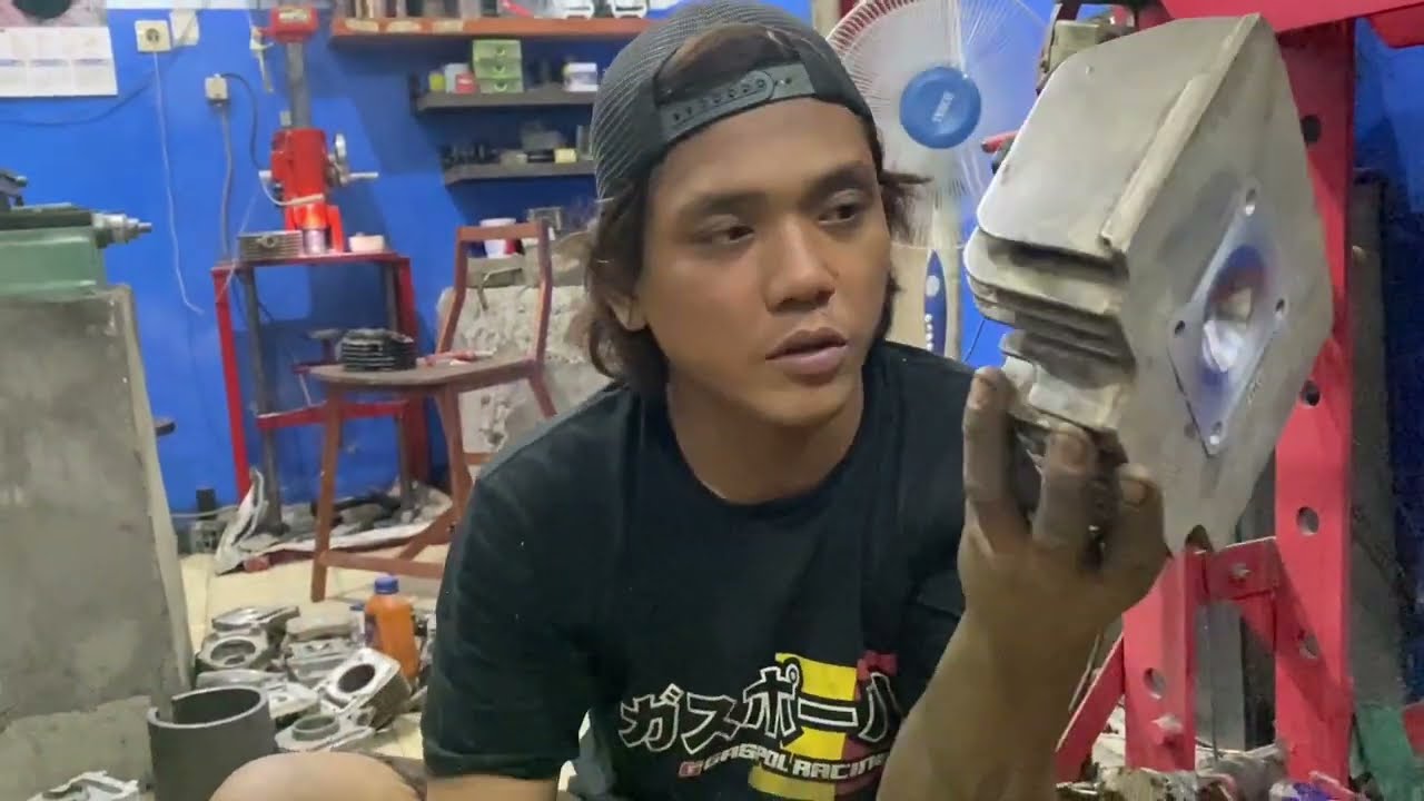 Cara Memadatkan Kompresi Pada Head  2 Tak ,Tanpa Banyak Dipapas/ Dibubut