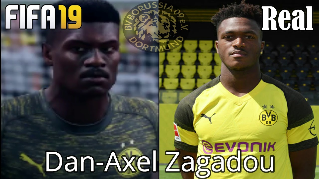 FIFA 19 : Caras/Faces Borussia Dortmud