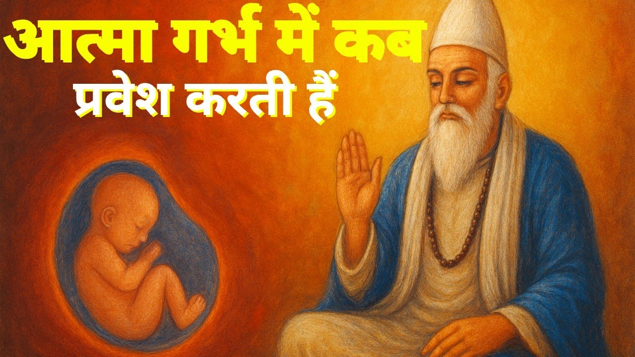 🔥💯👍कबीर दास जी ll आत्मा गर्भ में कब प्रवेश करती है #satsang #kabirdas #kabirvani 