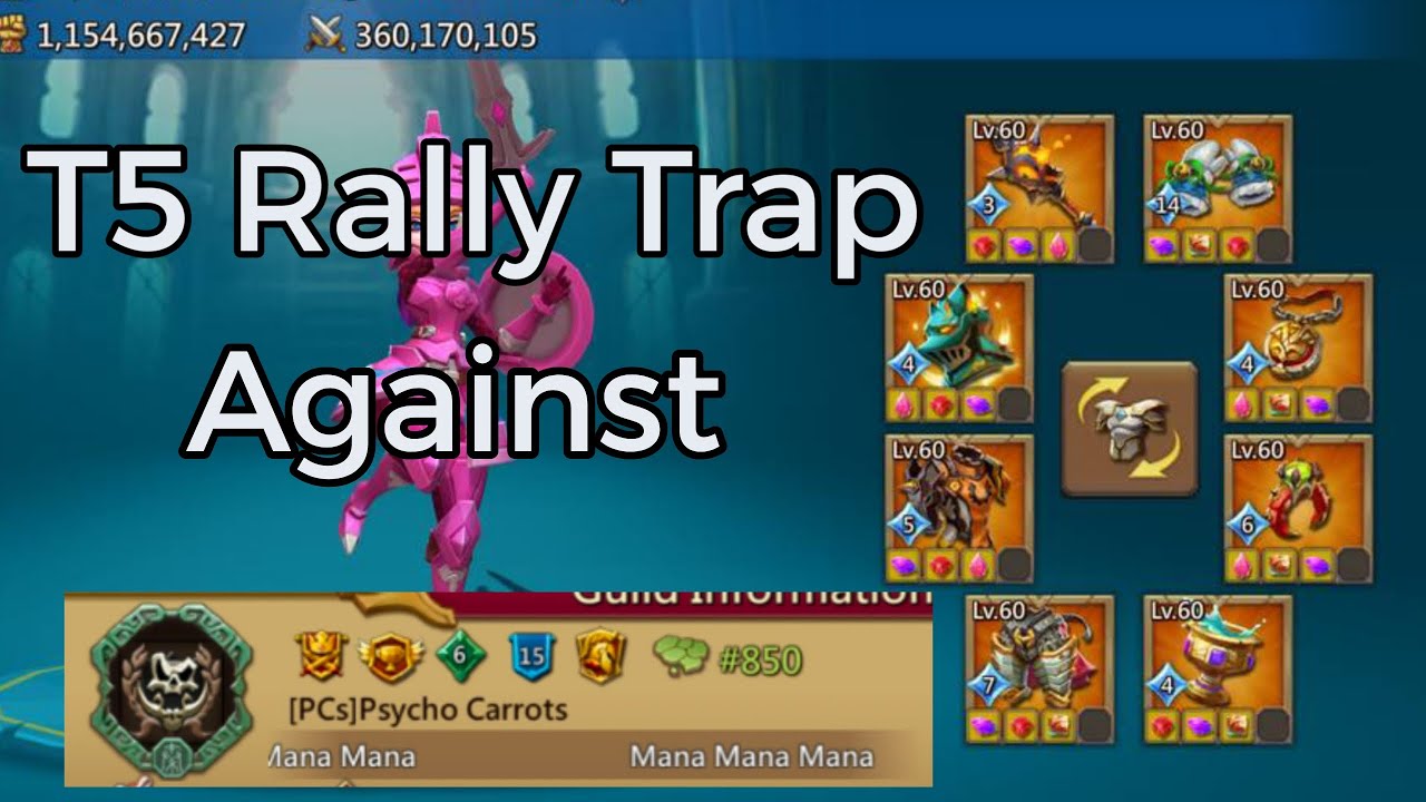 925 M T5 Rally Trap Vs Maxed Account is T5 Rally Trap Worth it or not Lordsmobile
