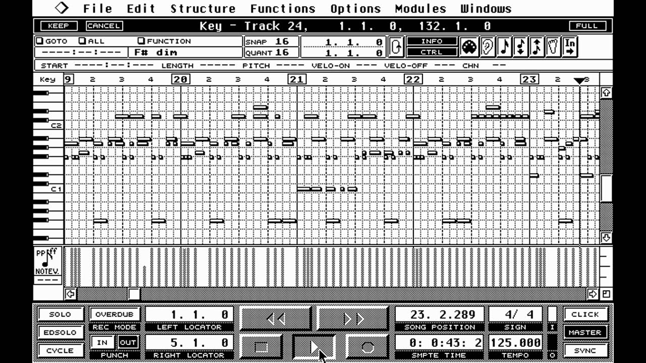 E.P.S.S. and Cubase on Atari STe