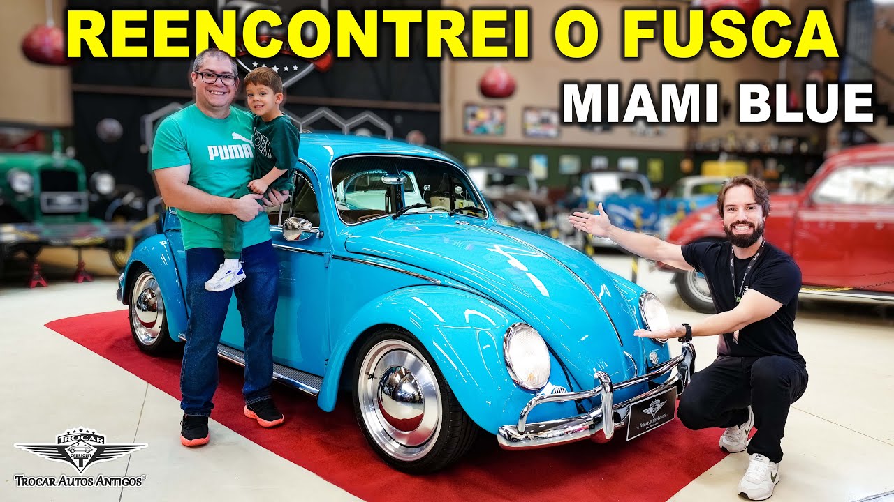RESTAURAÇÃO do FUSCA 1967 MIAMI BLUE - ENCONTREI e RESTAUREI! 😱 cor do PORSCHE! 💙