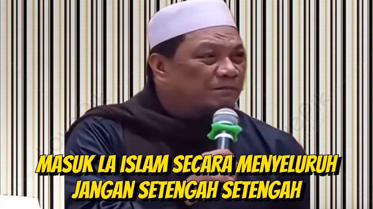 Ustad yahya waloni || masuk islam itu secara menyeluruh jangan setengah setengah ‼️