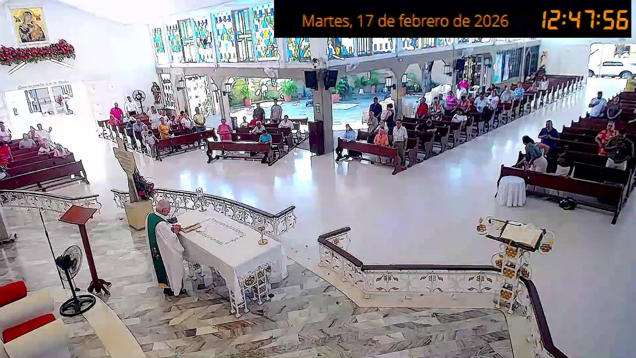 EUCARISTÍA     MARTES   17    DE FEBRERO  DE 2026   12:20   PM