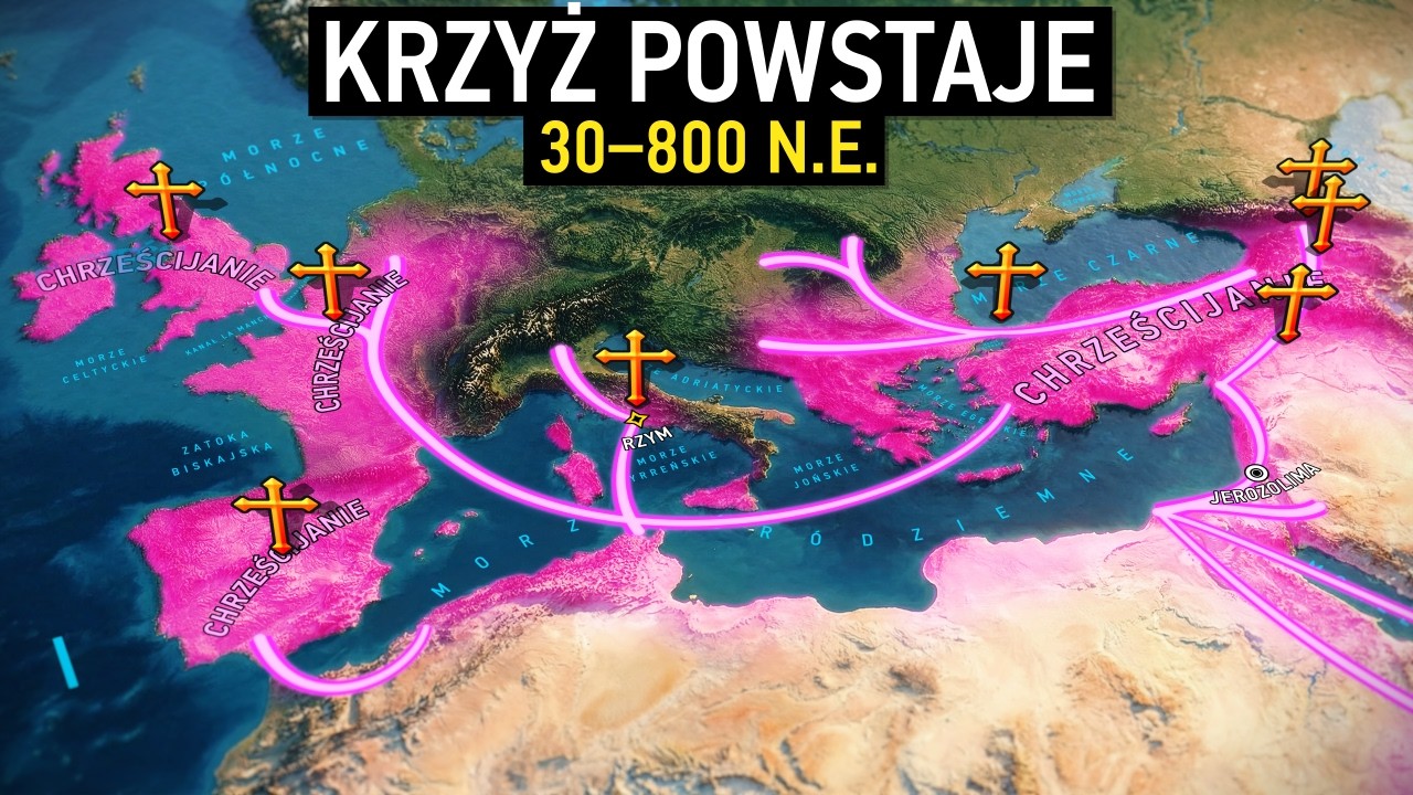 Historia chrześcijaństwa na mapie świata