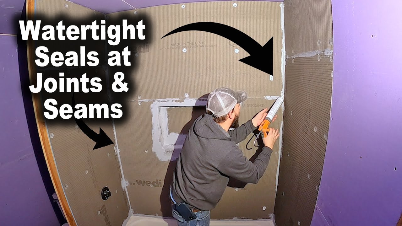How to Use Wedi Joint Sealant | Wedi Board Shower System | The Fixer Clips