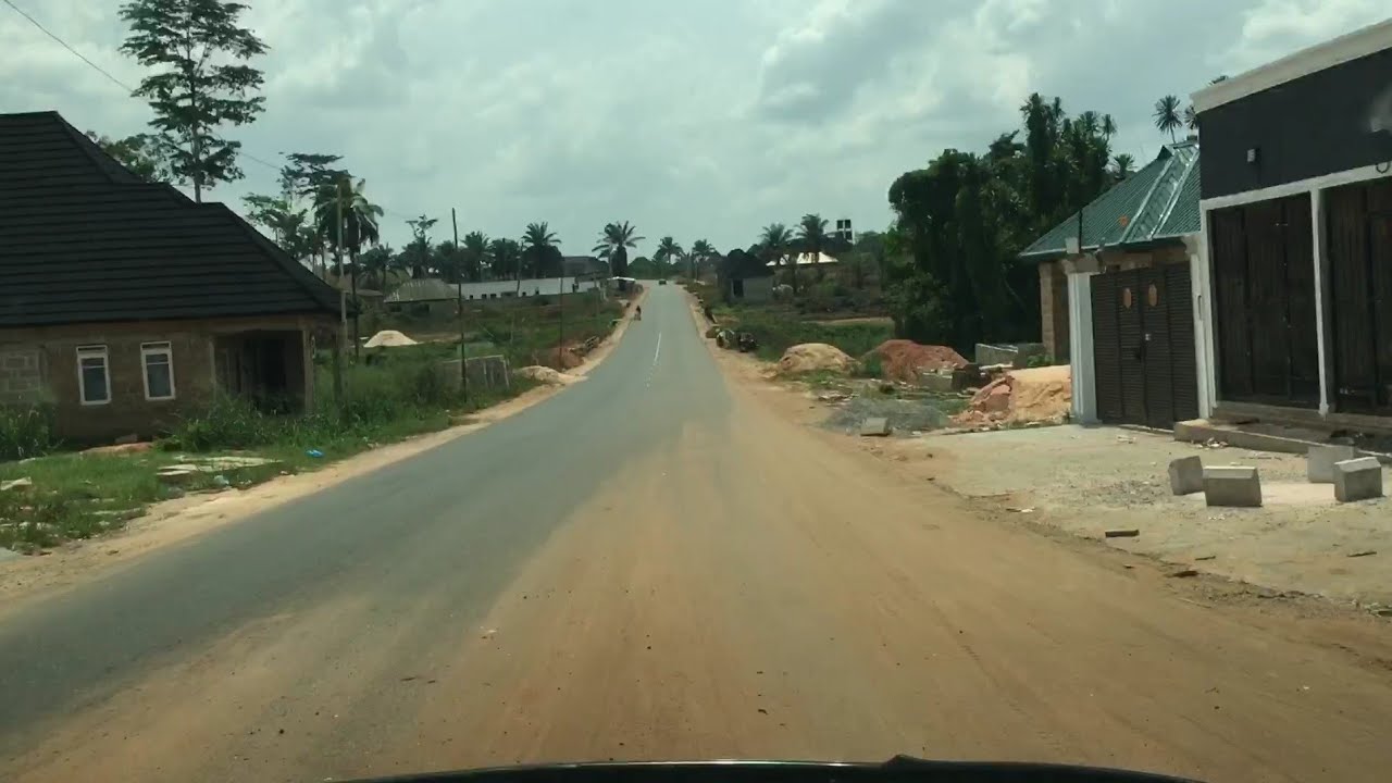 A View From Airport Road To Obagie Community Off Sapele Road In Benin City Edo State Nigeria.