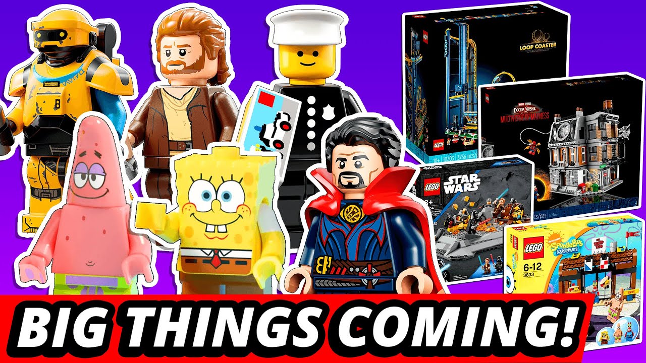 LEGO NEWS! Worst Star Wars Set?! Sanctum Sanctorum! Spongebob! Minifigures Series 23! Loop Coaster!