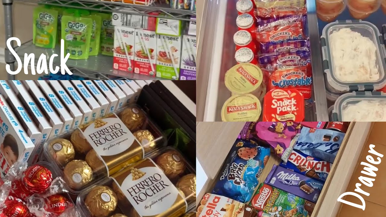 Snack And Drink Restocking Organizing ASMR