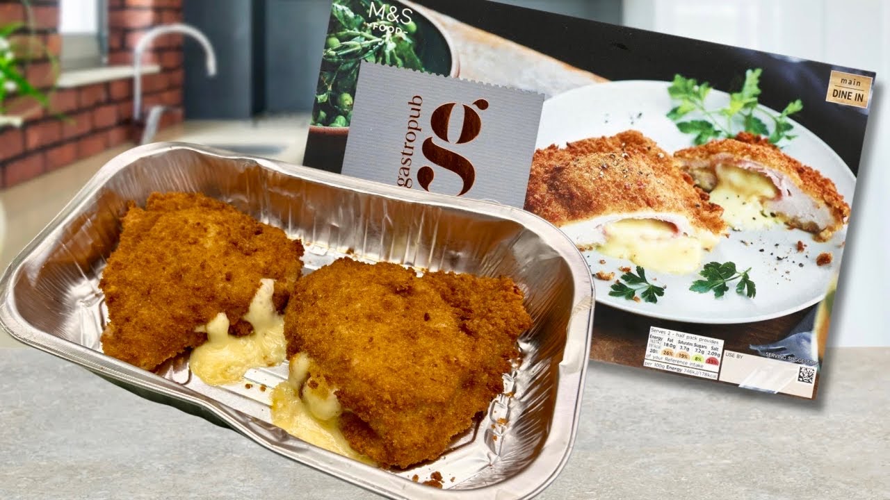 £10.00 HAVE I LOST THE PLOT!! M&S Gastropub Chicken Cordon Bleu for Two | FOOD REVIEW
