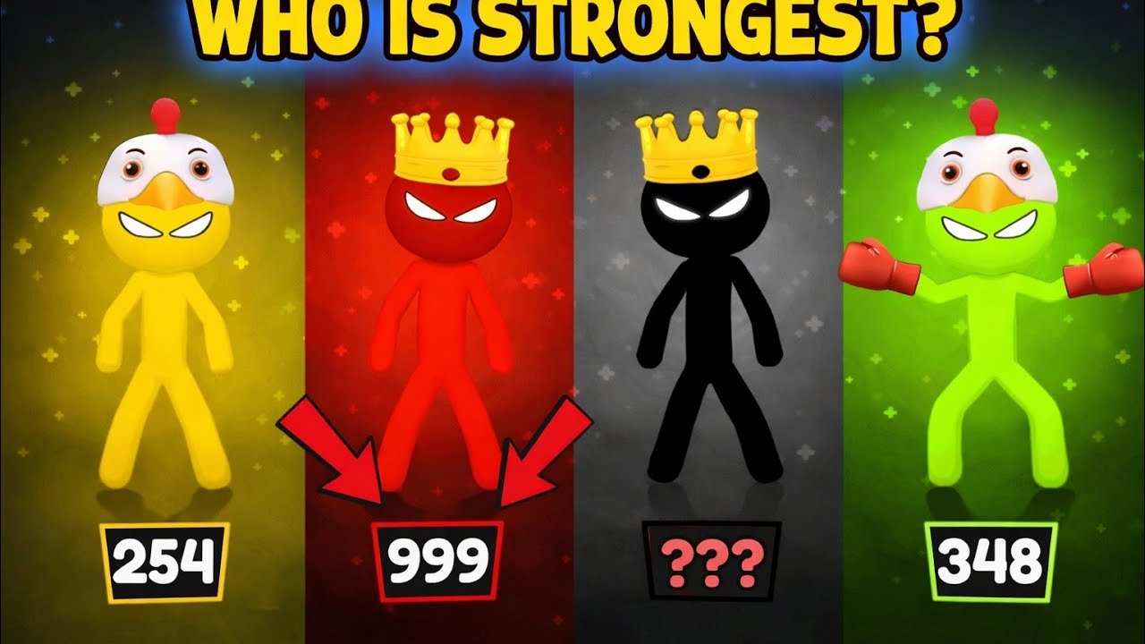 Stickman Party 1 2 3 4 Player-Funny Stickman Games😎
