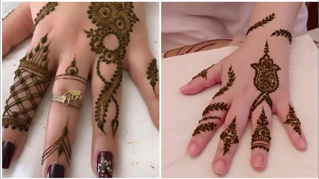 موديلات صور نقش حناء خفيف نقش حناء  مغربي #foryou 