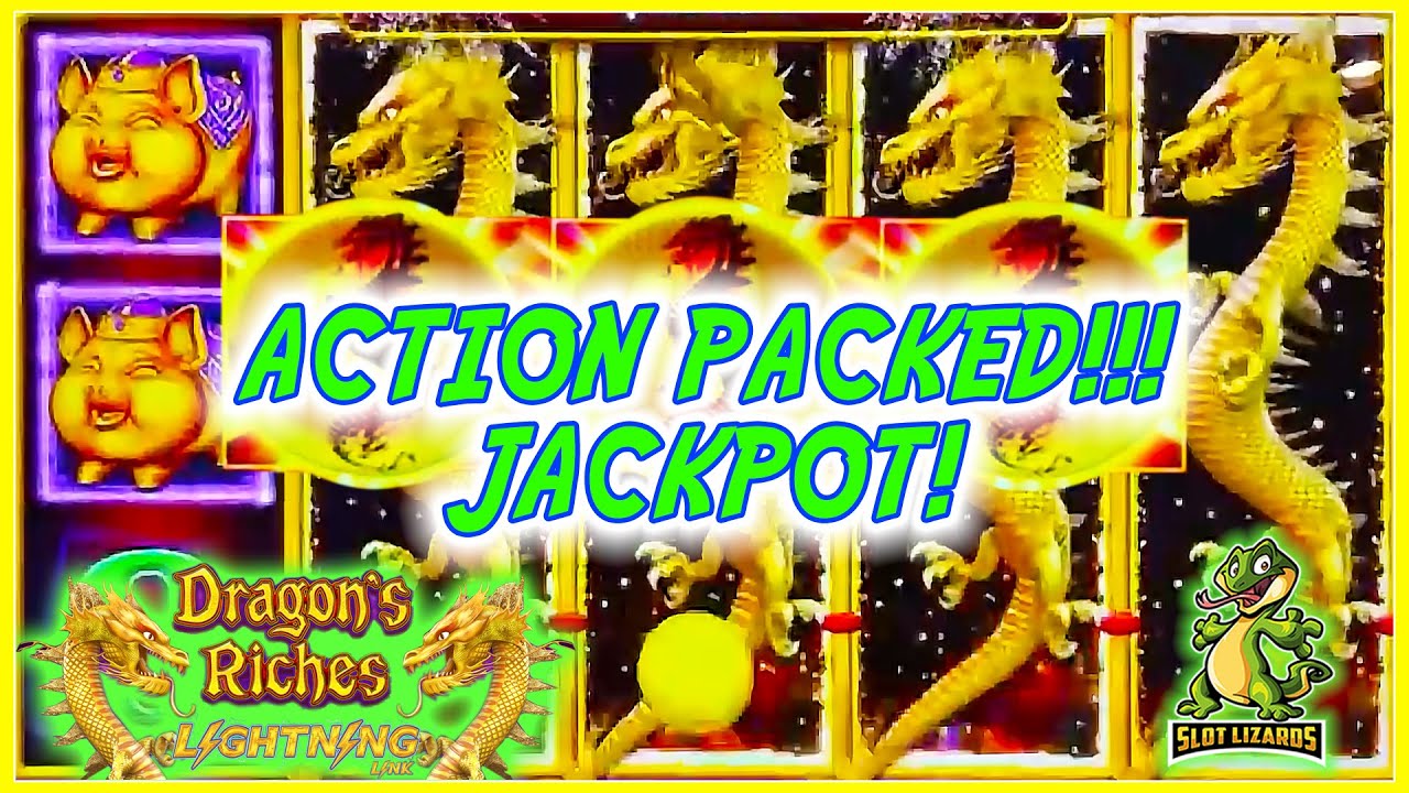 J CALLS IT! EPIC FULL SCREEN JACKPOT HANDPAY BONUS! Lightning Link Dragon Riches