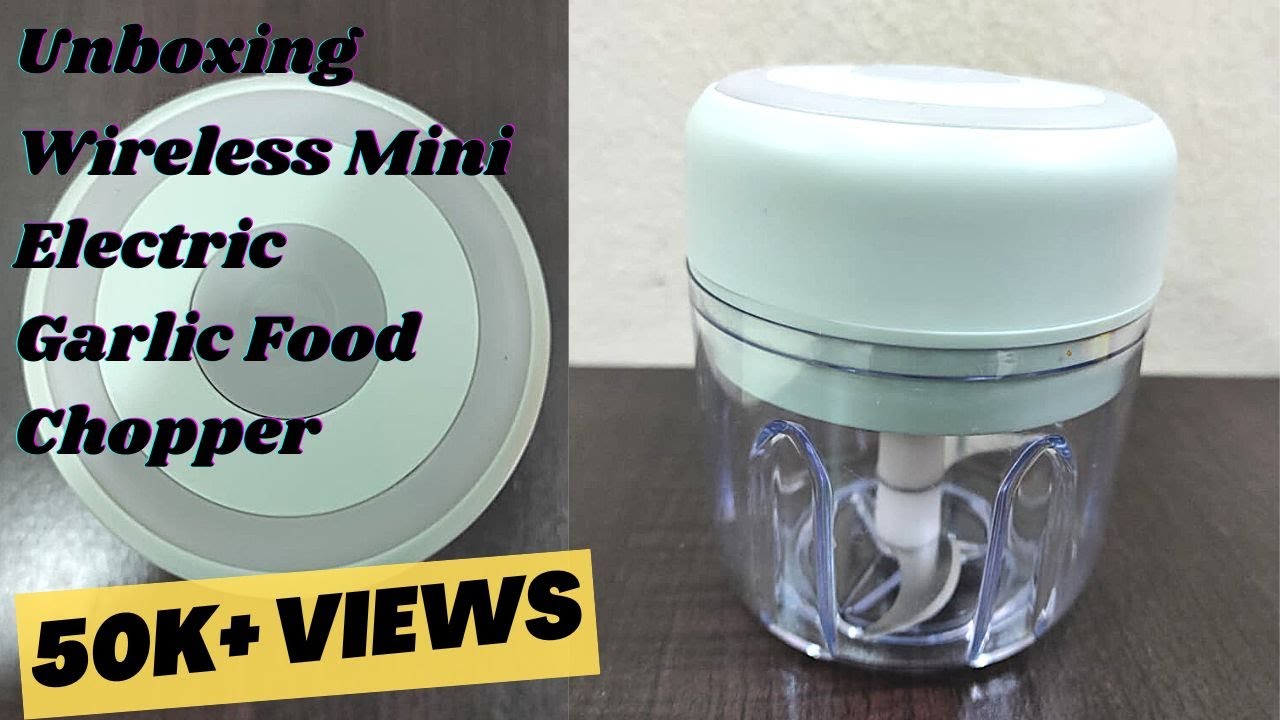 Wireless Mini Electric Garlic Food Chopper | Electric Mini Food Process 