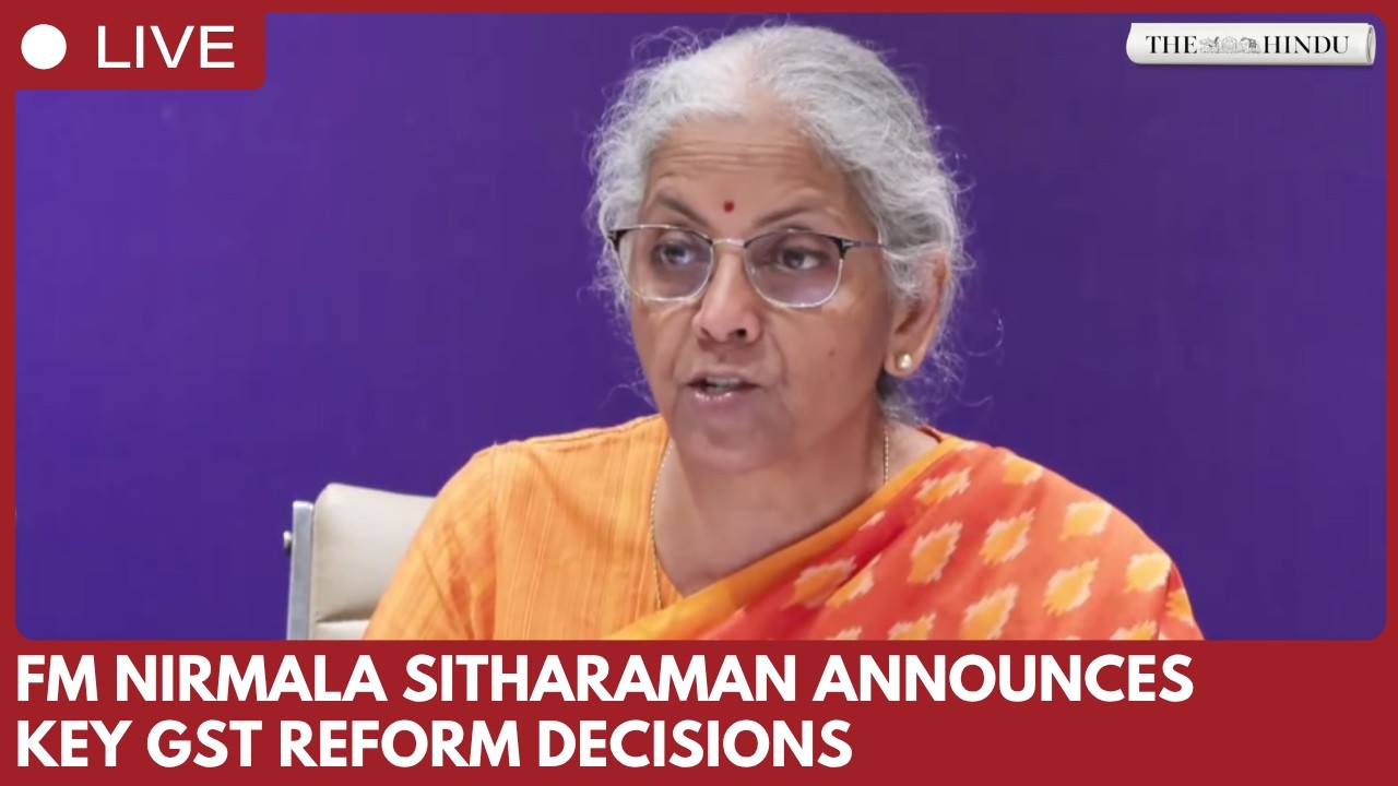 FM Nirmala Sitharaman briefs media on GST Council meeting outcome in New Delhi
