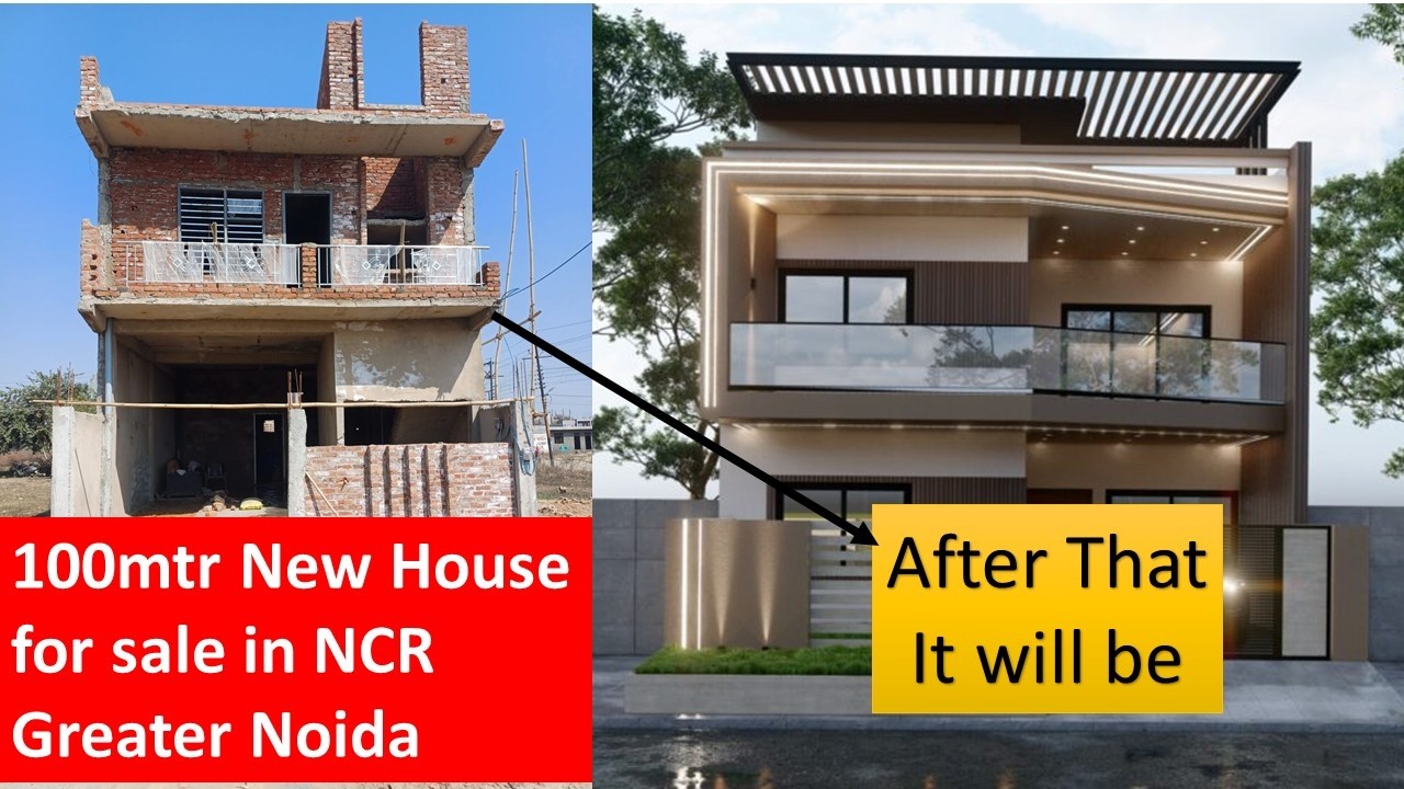 New House 100mtr for sale in NCR Greater Noida 8743932519