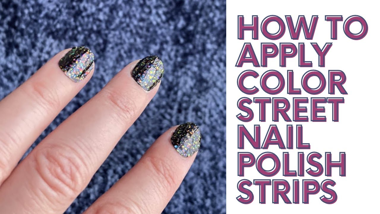 How to apply Color Street Nail Polish Stickers (It's SOooo EASY!)
