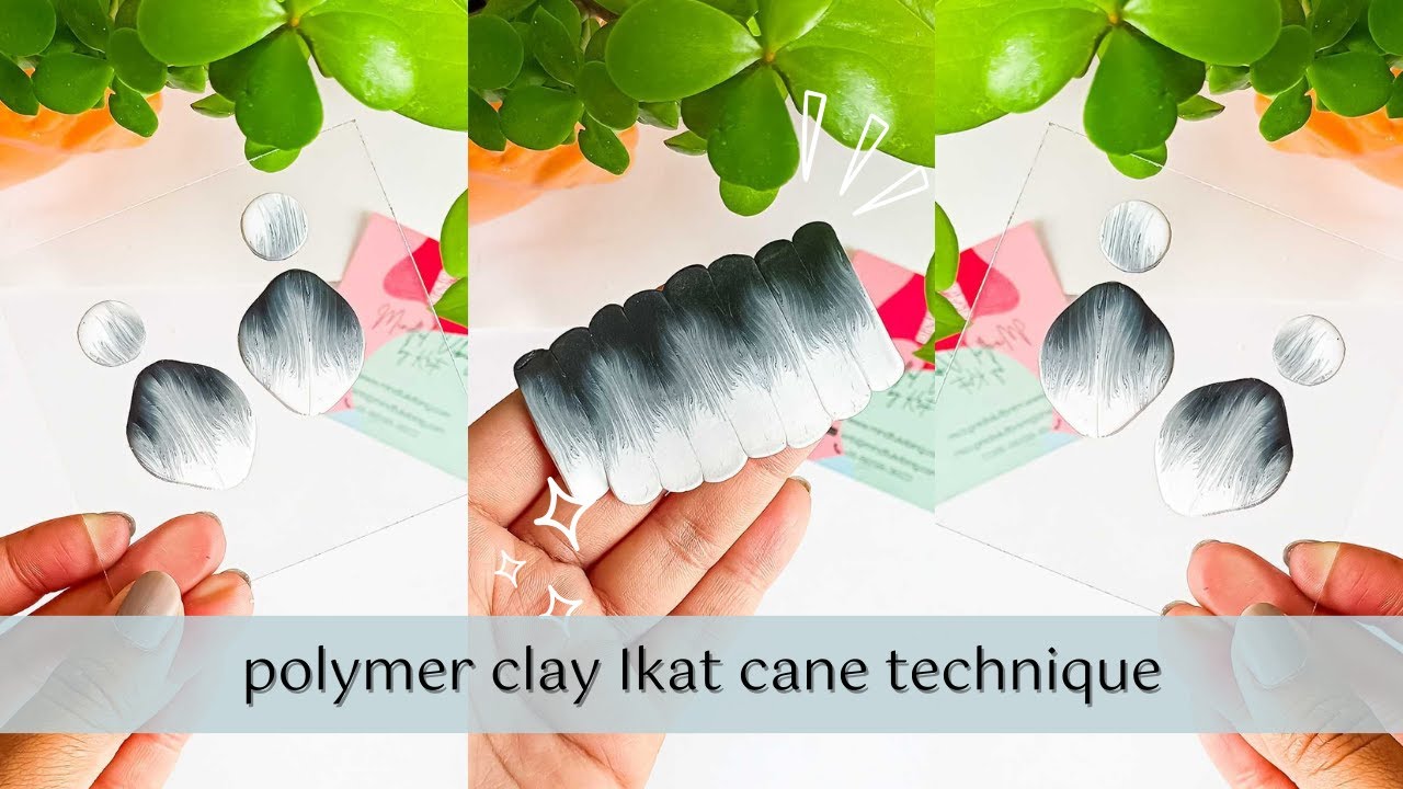 Ikat Cane Polymer Clay Technique | Ikat Cane Tutorial | Polymer Clay Ikat Cane Tutorial