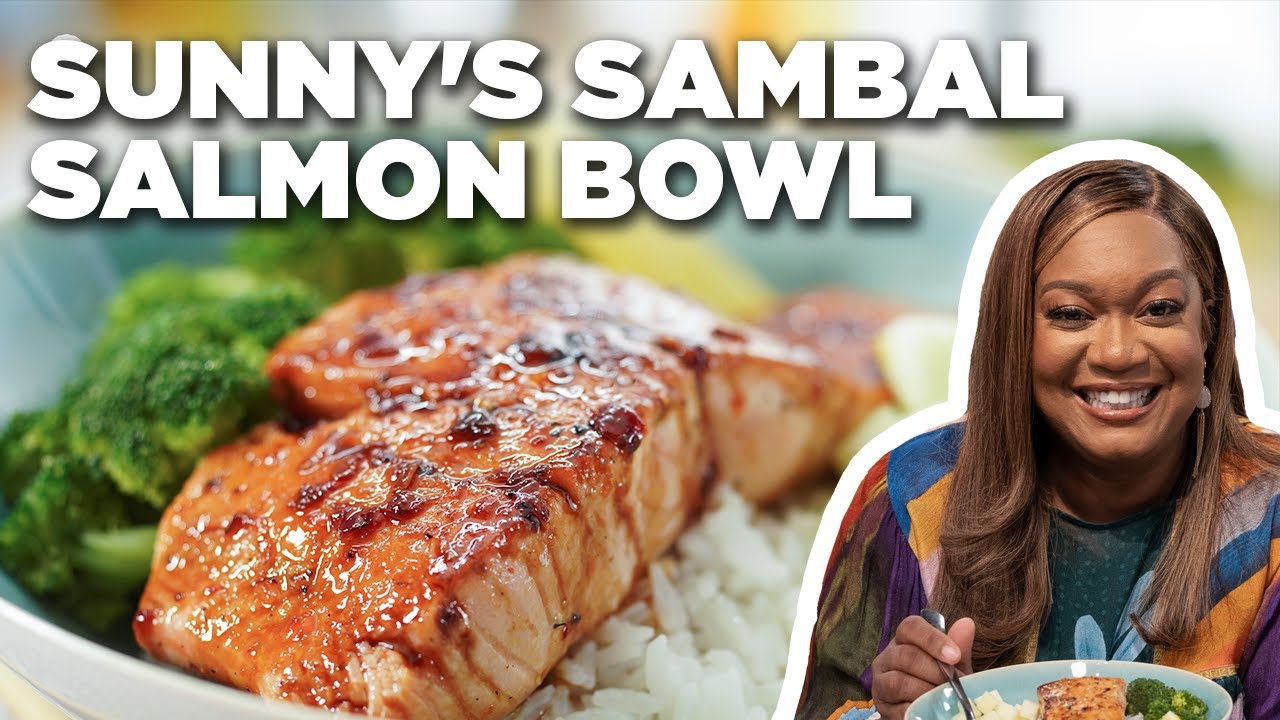 Sunny Anderson's Sambal Salmon Bowl | The Kitchen | Food Network