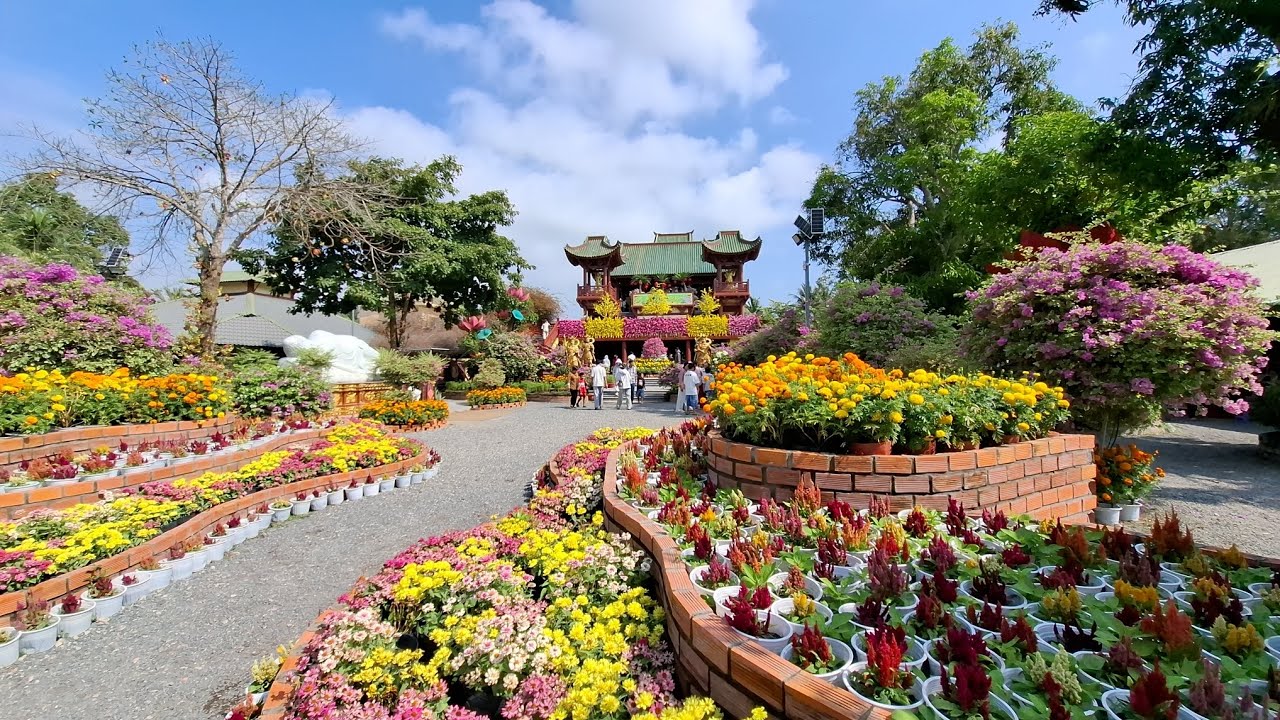 Chùa Lầu ( Chùa Phước Lâm ) Ở Tịnh Biên An Giang Những Ngày Sau Tết 