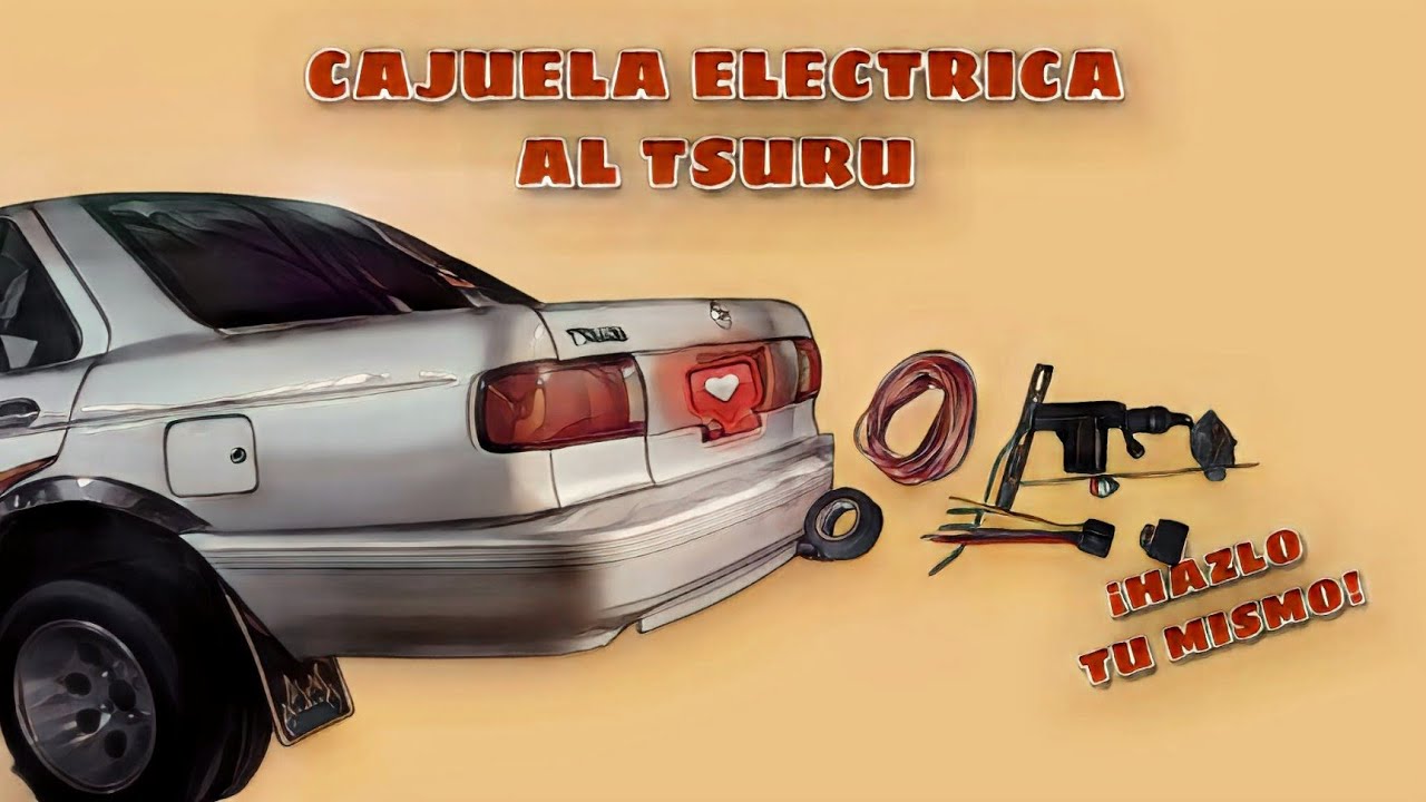 LE HICIMOS CAJUELA ELECTRICA AL #tsuru 😱