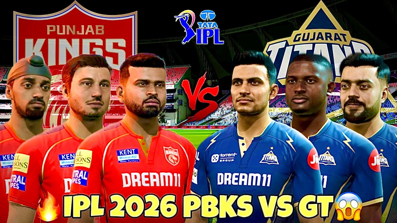 IPL 2026 का सबसे खतरनाक Match! 🔥 PBKS vs GT | Cricket 24