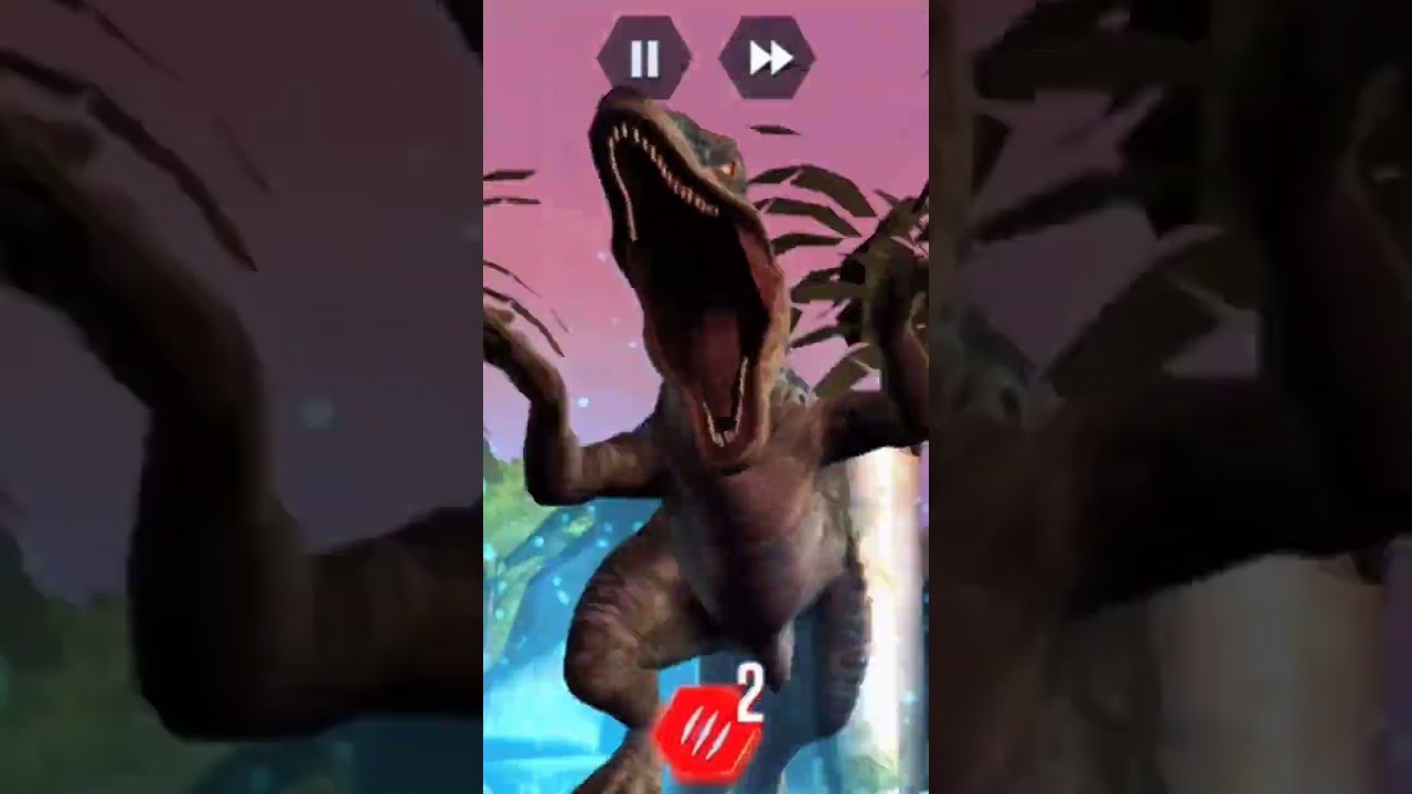 NEW HEROIC BLUE ALL NEW ANIMATIONS - Jurassic World The Game #jurassicparkthegame #jurassicworld