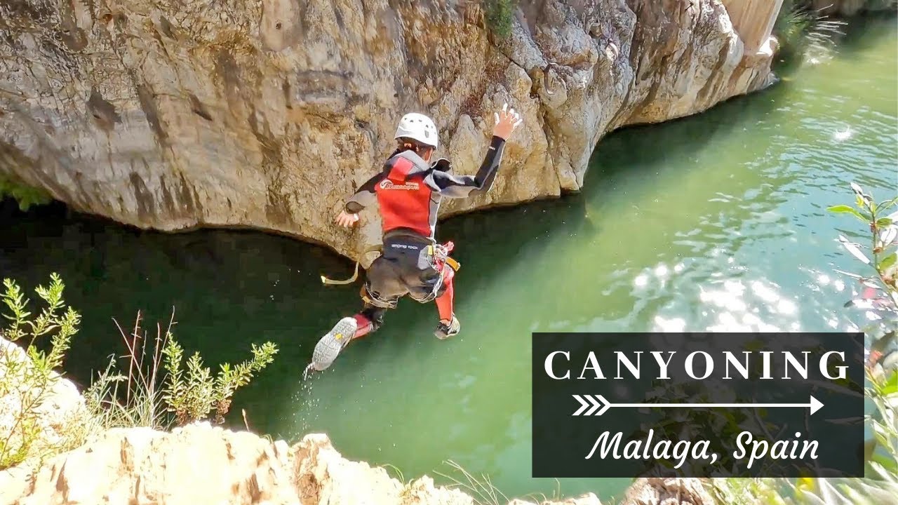 SPAIN CANYONING AND VIA FERRATA! Malaga, Spain Family Travel