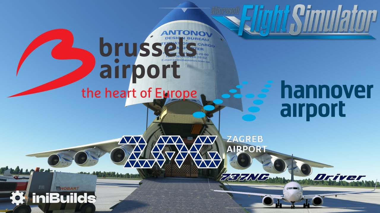 AN225 | VATSIM Evening: Brussels - Zagreb - Hannover | Real Airline Pilot