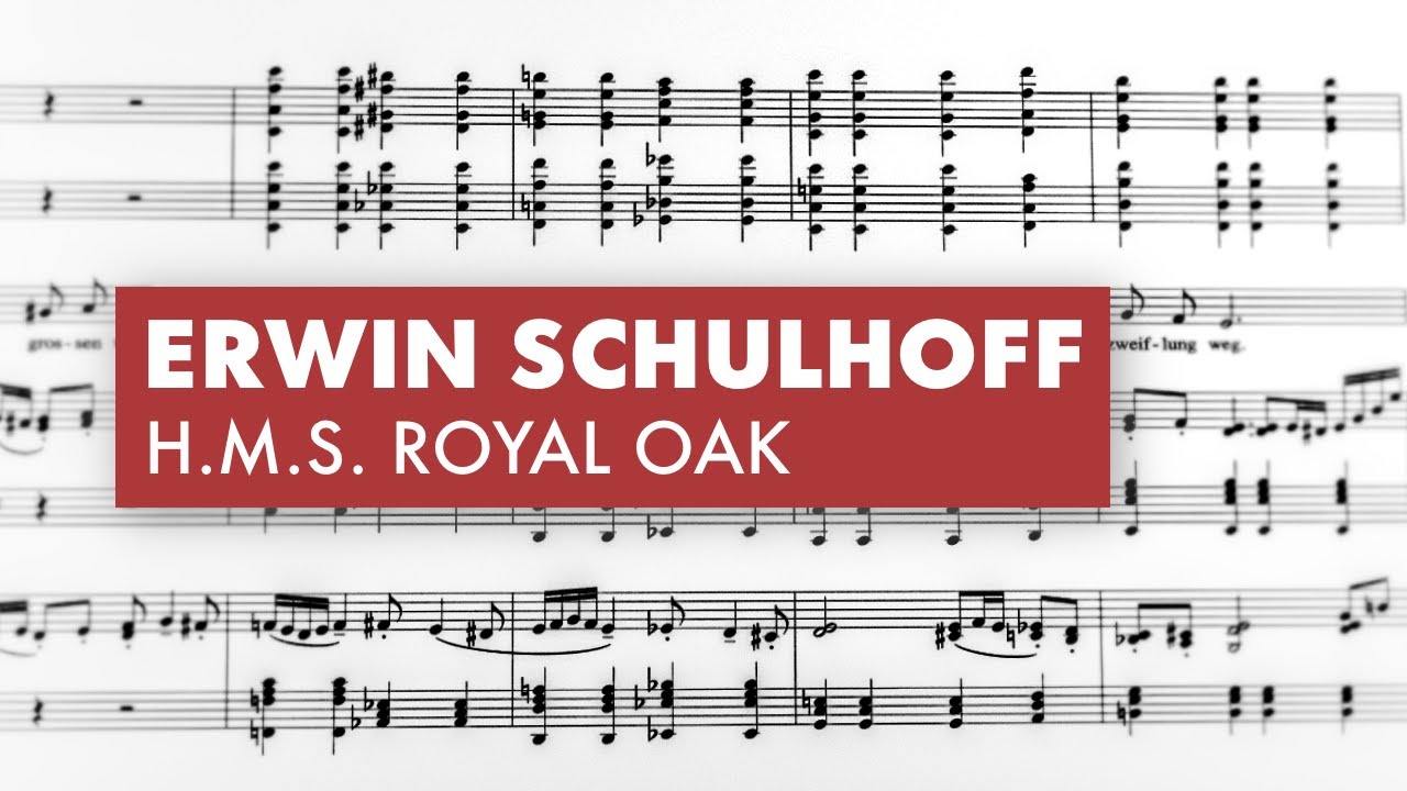 Schulhoff: H.M.S. Royal Oak, Jazz Oratorio &mdash; Full Score