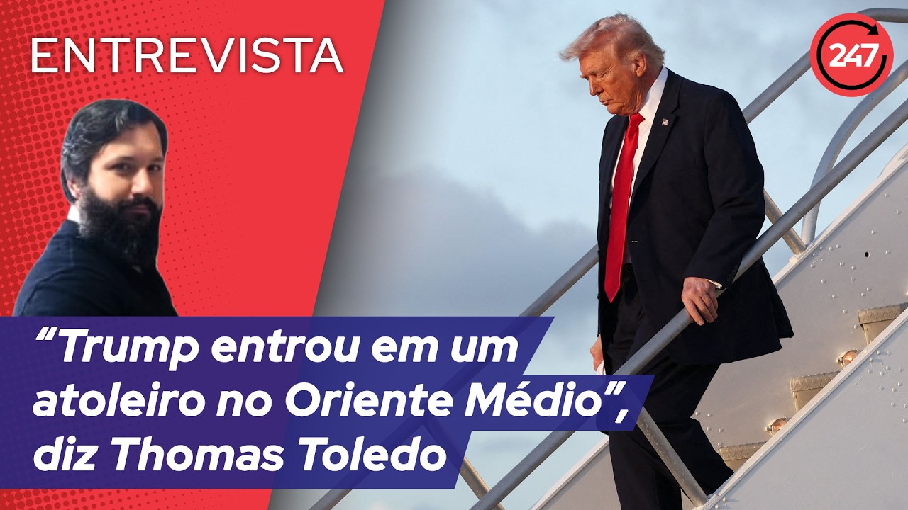 “Trump entrou em um atoleiro no Oriente Médio”, diz Thomas Toledo