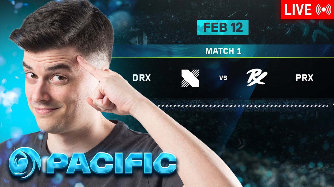 🏆 DRX vs PRX 🏆🔴 VCT PACIFIC KICK-OFF #VCTWatchParty 🔴