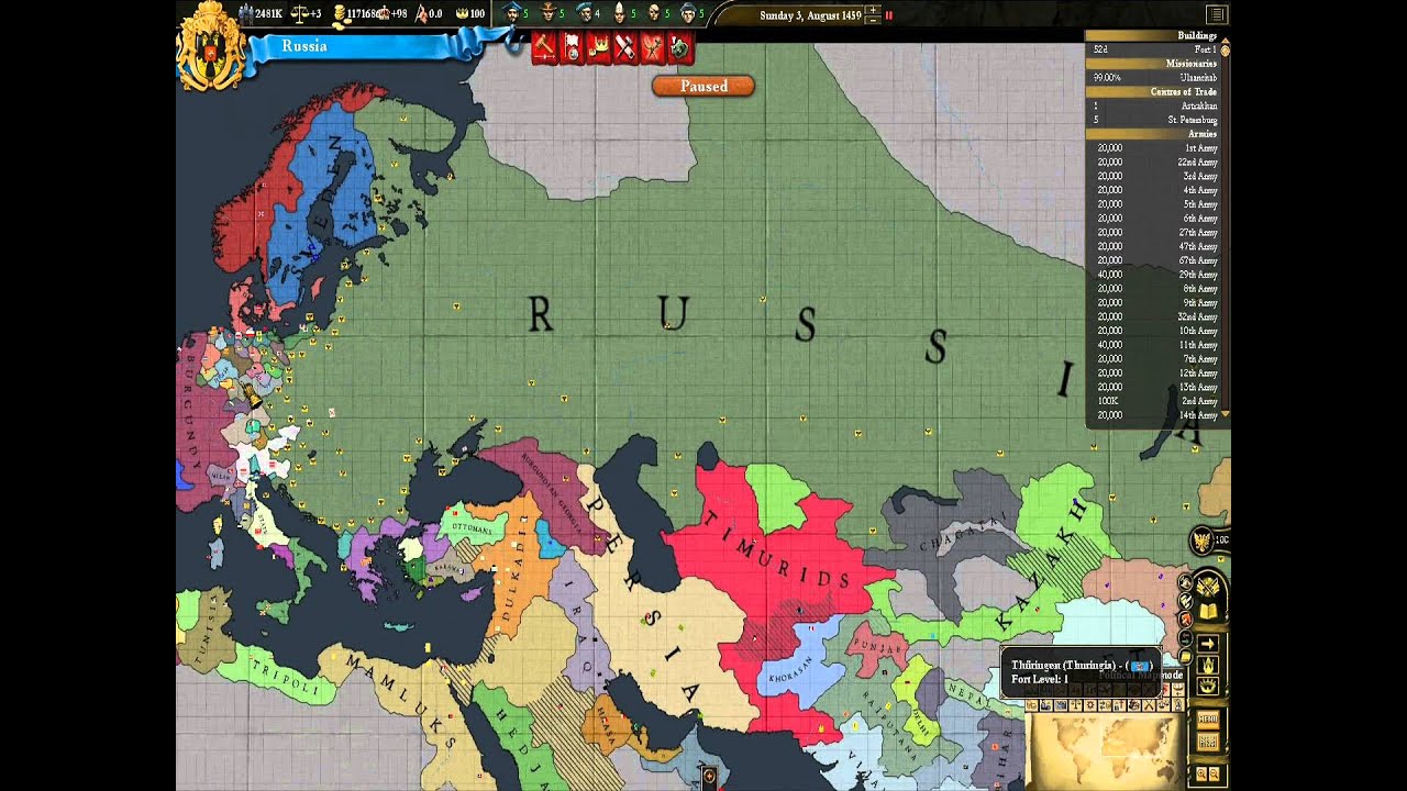 Europa Universalis 3 Russian Empire