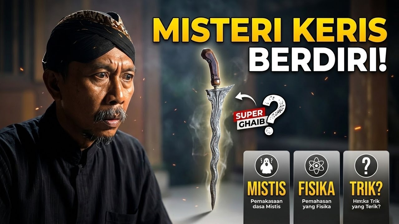 Keris Berdiri Sendiri: Fisika atau Khodam? Misteri Empu Jawa Terbongkar!