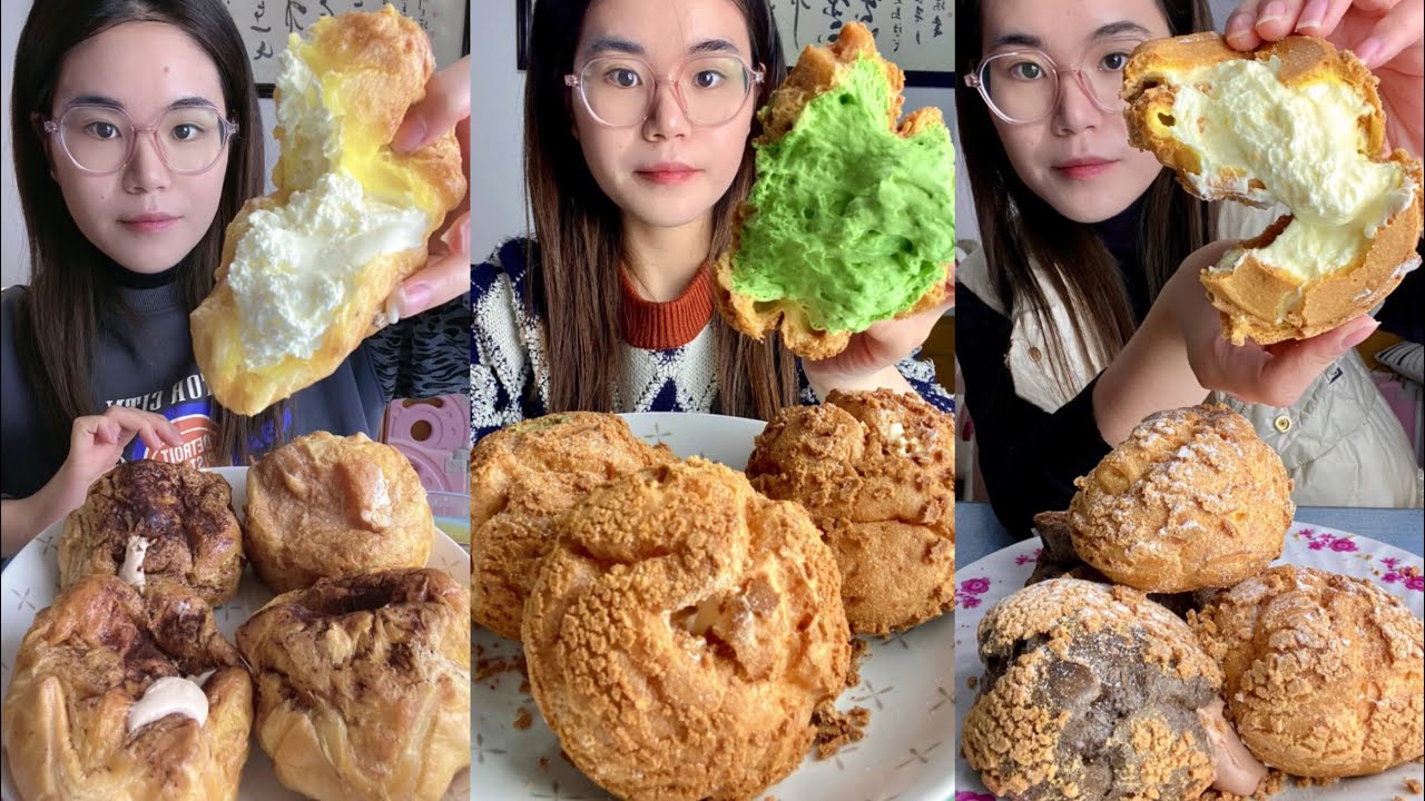 🍞 [MUKBANG] cream puffs edition