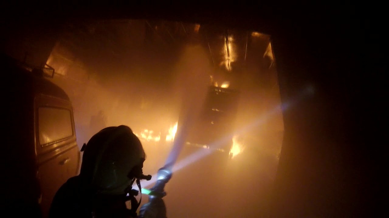 Luxemburger Feuerwehren  an der IFA 2017 (Brandbekämpfung in Tunnel)
