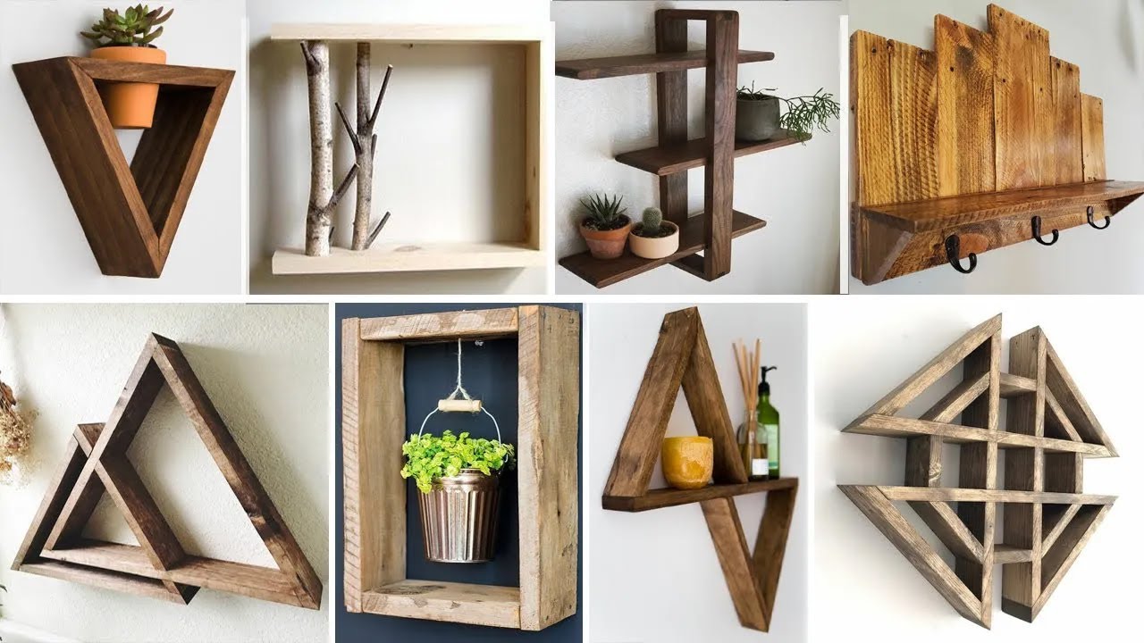 Wooden Wall shelves / Organizer / Storage Ideas
