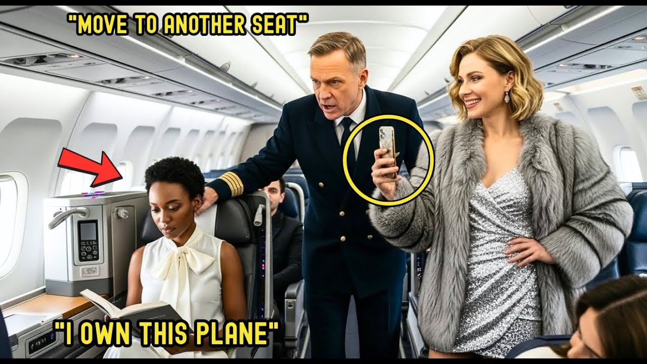 Pilot Orders Black Woman to Switch Seats — Unaware She’s the Billionaire Who Owns the Plane!