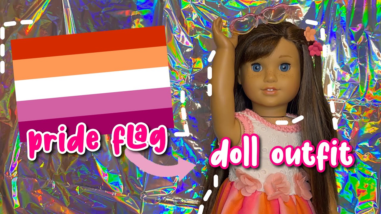 Dressing my dolls in outfits inspired by PRIDE FLAGS!